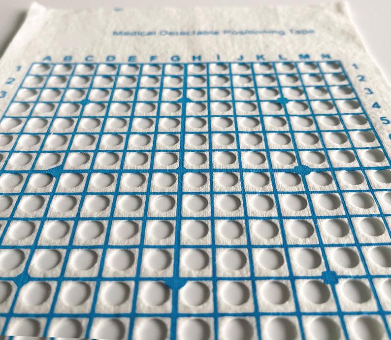 CT biopsy grid tape